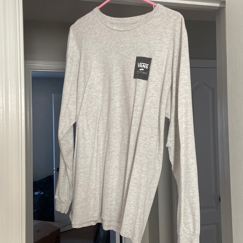 Mens Vans Box logo long sleeve